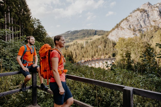 Geführte Kultur-Tour am Bahnwanderweg Semmering, © Nicole Seiser