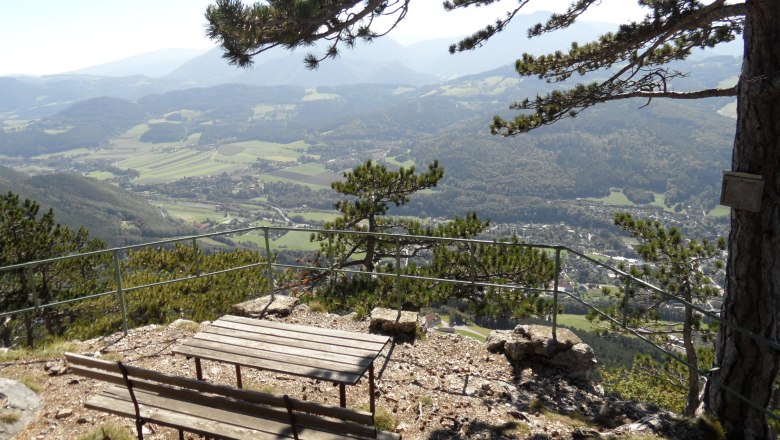 Die Jubiläumssaussicht, © Marktgemeinde Payerbach