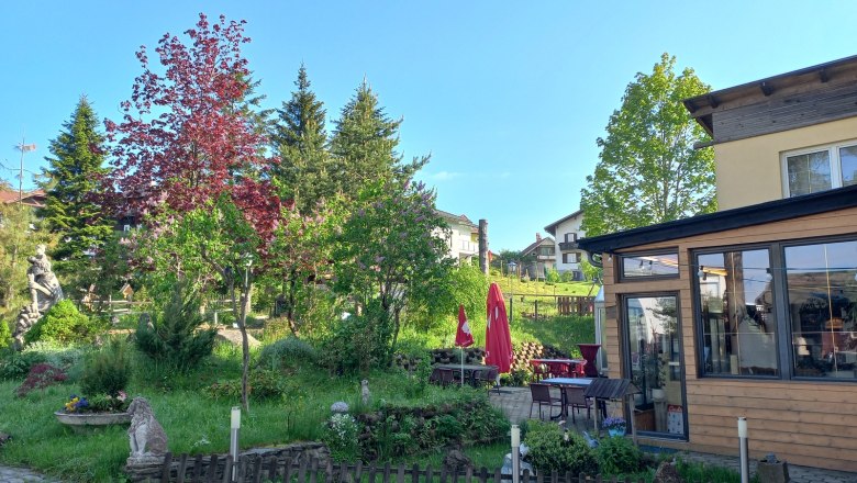 Gemütlicher Gastgarten, © Franz Wurm