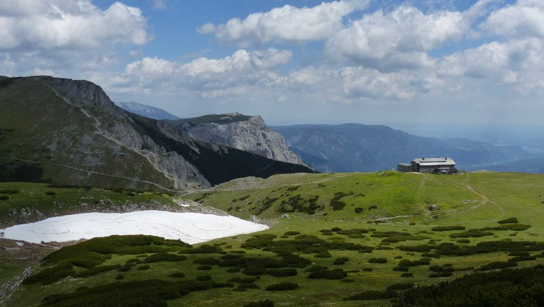 Das Karl-Ludwig-Haus auf der Rax, © Wiener  Alpen / www.eva-gruber.com