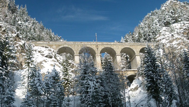 Semmeringeisenbahn im Winter, © Horst Schröttner