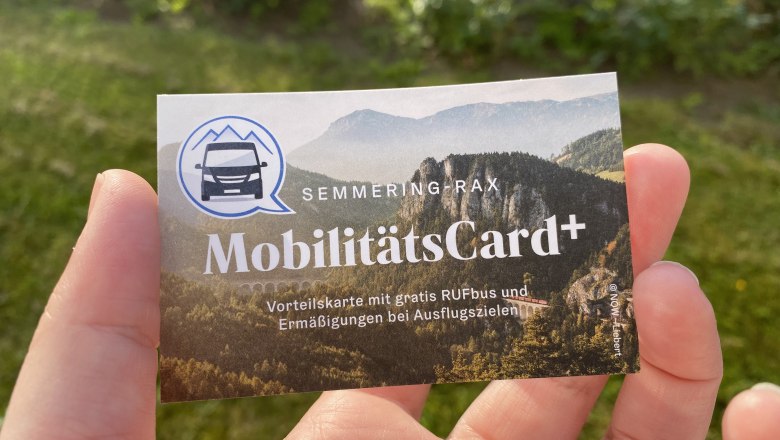 MobilitätsCard+, © Wiener Alpen