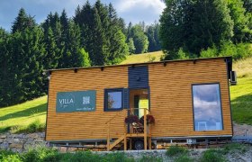 Die "Villa to go" am ehemaligen Lifthang, © Villa to go