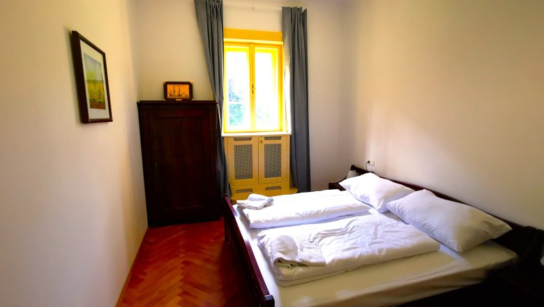 Schlafzimmer im Appartement Henriette, © Herrnhof