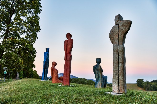 Kunst in der Landschaft am Gut Gasteil, &copy; Nina Nagy