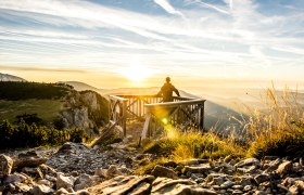 Wandern auf der Rax mit Ausblick 