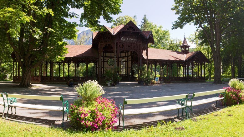 Pavillon im Kurpark Reichenau, © Marktgemeinde Reichenau an der Rax