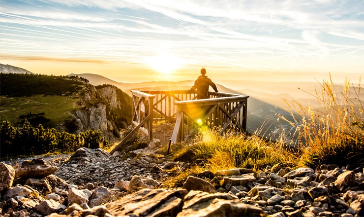 Aussichtsplattform beim Ottohaus, © Niederösterreich Werbung/Robert Herbst