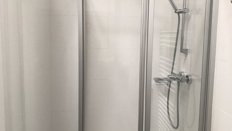 Dusche im Loft 2, © Konstantin Hübner