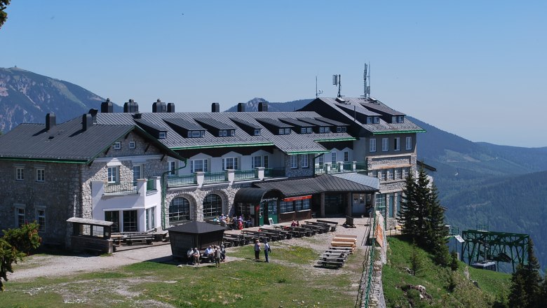 Raxalm Berggasthof - Bergstation der Rax-Seilbahn, © Raxalpen Touristik 