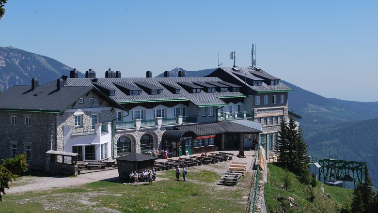 Raxalm Berggasthof - Bergstation der Rax-Seilbahn, © Raxalpen Touristik