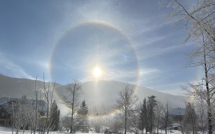 Winterlandschaft mit Blick vom Panoramahotel Wagner, &copy; Irene Beckmann