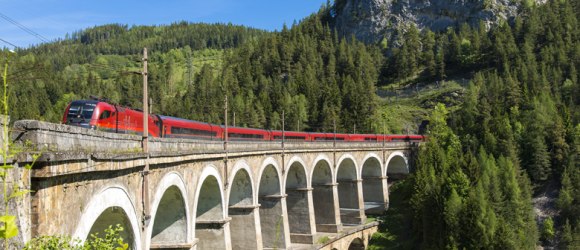 Kalte-Rinne-Viadukt der Semmeringeisenbahn, © Wiener Alpen / Strobl