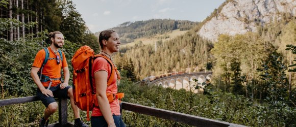 Wandern entlang der Semmeringeisenbahn, © Wiener Alpen in Niederösterreich