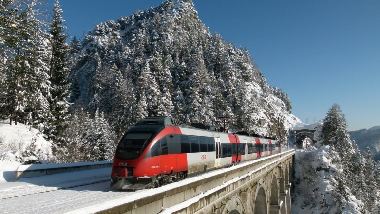 Bahnwanderweg Krausel Viadukt im Winter, © Horst Schröttner